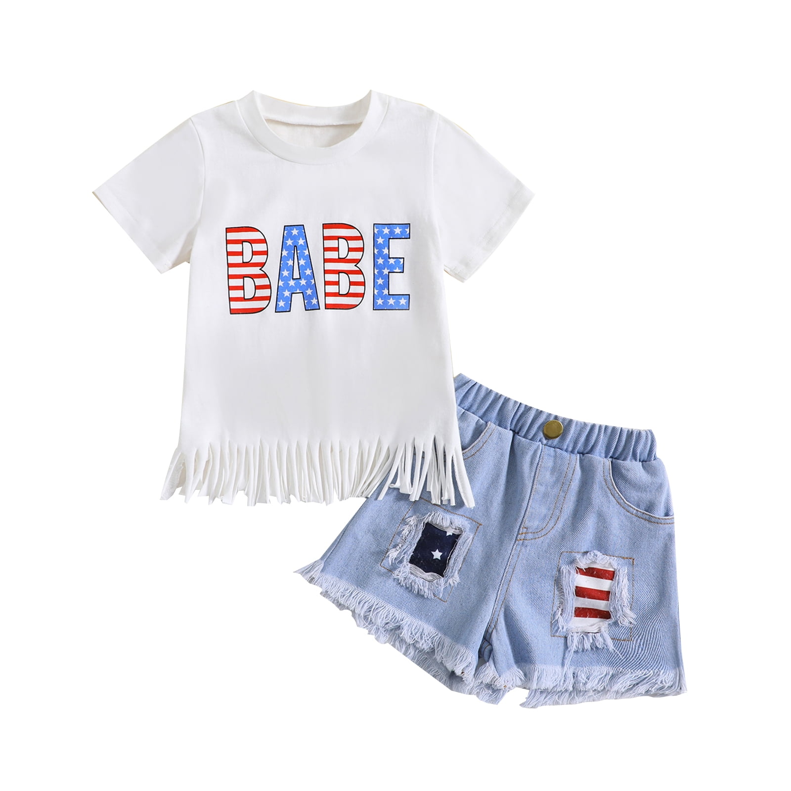 Independence Day Trousers 18/20 Inch for Boys/Girls White & Green. main image 1