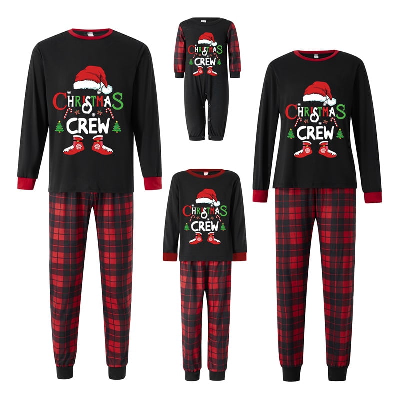 Aojekbee Matching Family Christmas Pajamas, Cozy Holiday Sleepwear for ...