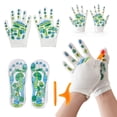 thumbnail image 1 of Aojekbee Reflexology Socks and Gloves Soft Acupressure Socks with English Chart Pain Relief Massage Socks for Men Women, 1 of 1