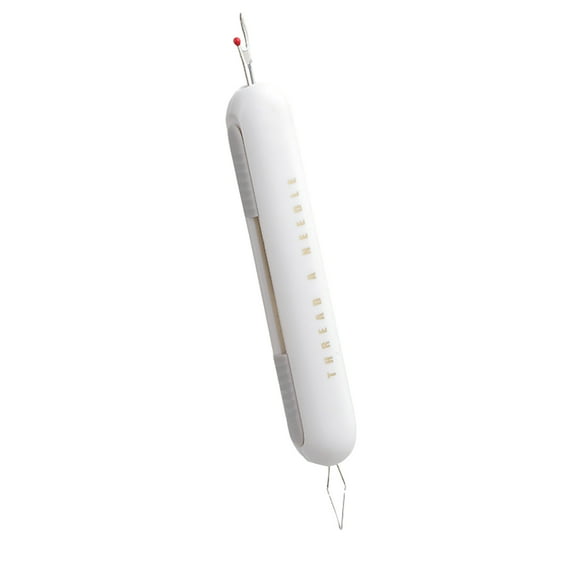 Aojekbee Retractable Needle Threader 2-in-1 Needle Threader Seam Rippers Hand Machine Sewing Tool for Crafting Quilting
