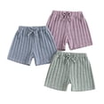 thumbnail image 1 of Aojekbee Toddler Boy Girl Plain Shorts Drawstring Waist Casual Shorts Summer Loose Fitting Lounge Shorts, 1 of 10