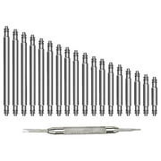 Aokelily 360pcs Spring Bar Tool Kit, Includes 18 Sizes of Stainless Steel Link Pins (10mm - 27mm), Aluminum Alloy Spring Bar Tool for Strap Replacement and Watch Pin Removal Tool