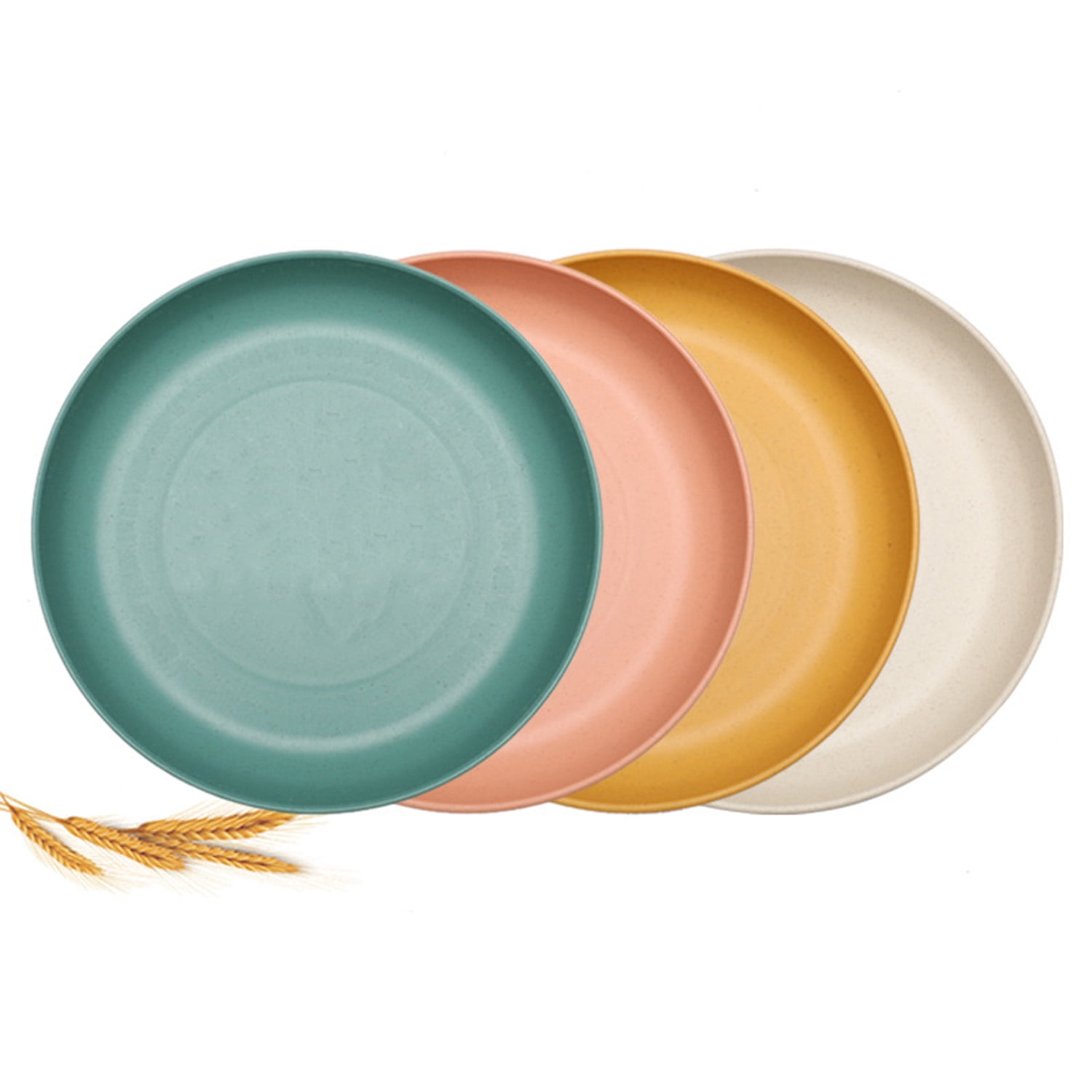 Aokelily Unbreakable Dinner Plates and Lightweight Salad Plates