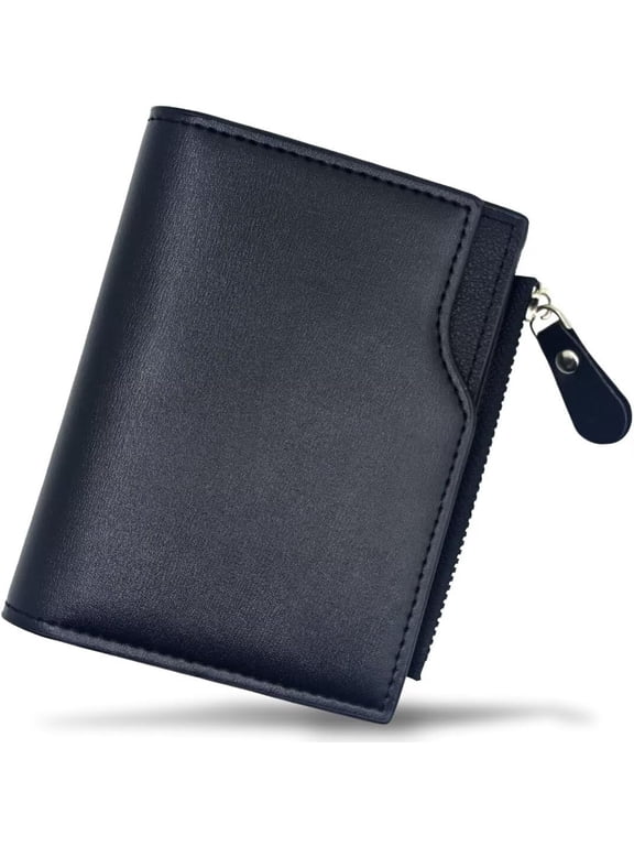 slim Mens Custom Personalized Wallet, Black