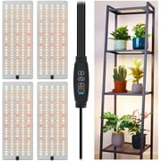 Aoksun 11.8" 20W LED Dimmable Indoor Grow Lights, 5000K (4 Count)
