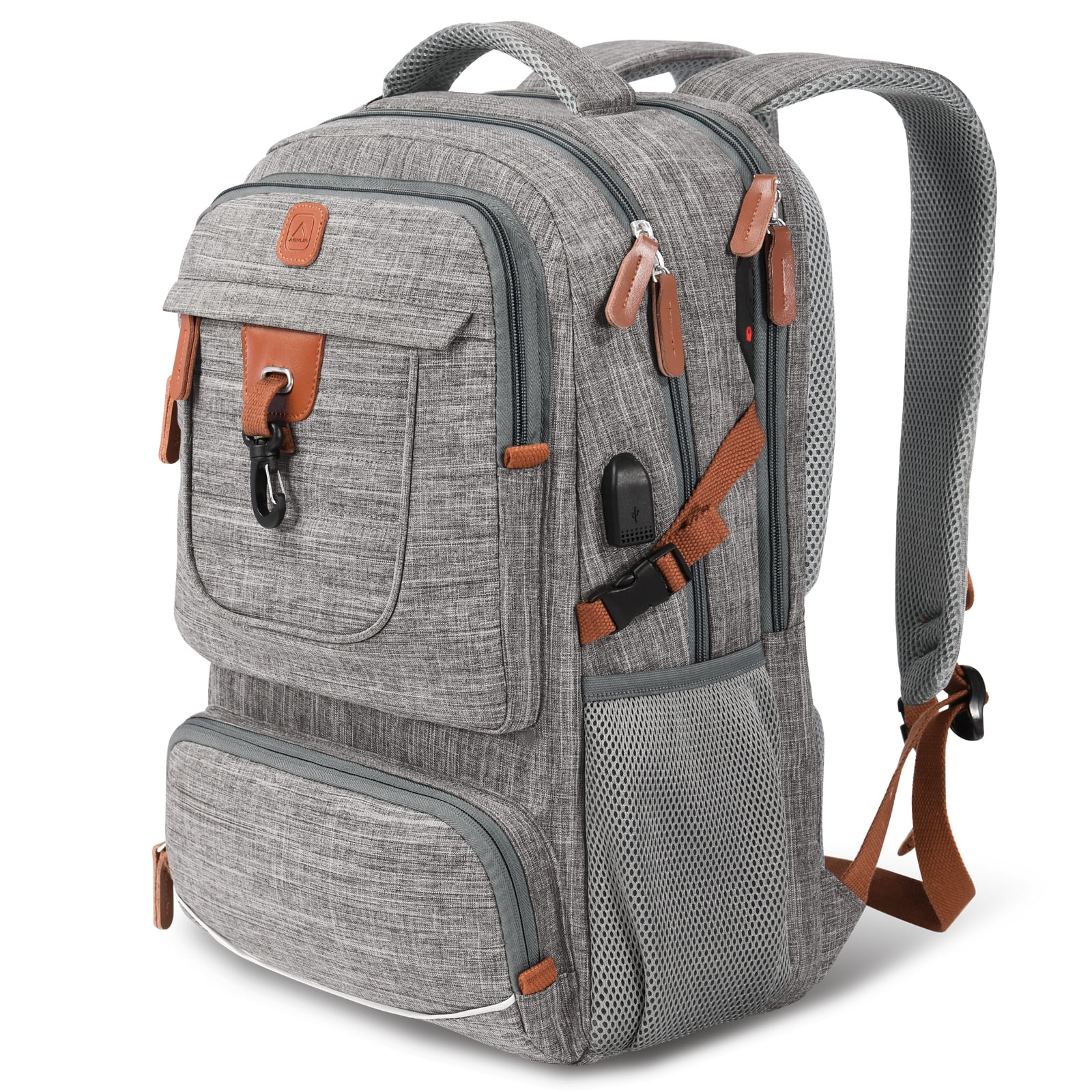 ESTONE Travel Gaming Laptop Backpack 17.3 Inch , Waterproof Computer Bag  Notebook Rucksack for 17.3 16-17.3 Inch Dell, Asus, Msi,Hp Gaming Laptops  (Gray) 