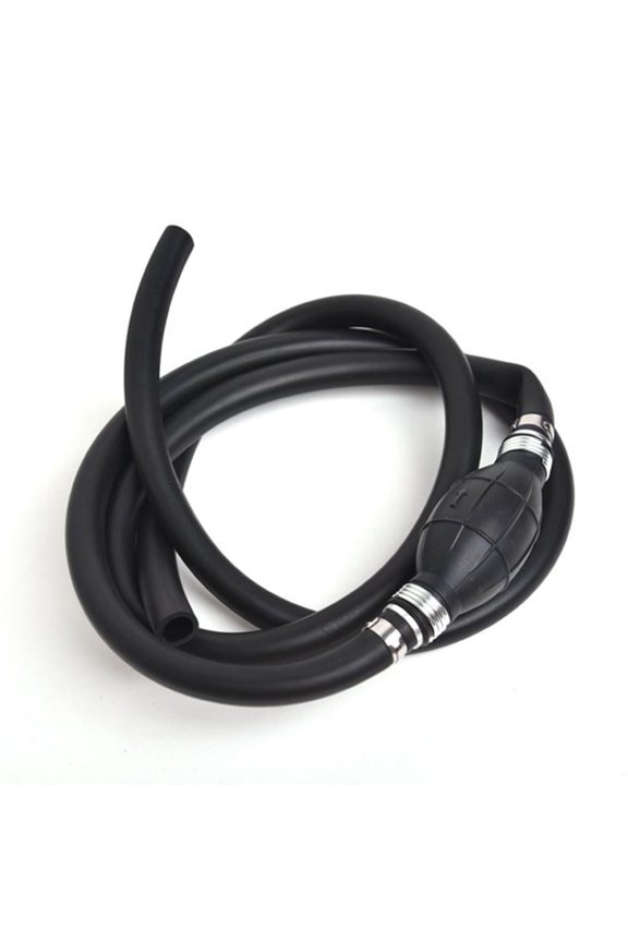 3/8" Universal Fuel Line Assembly with Primer Bulb for Boat Outboard Marine Tractor, Black