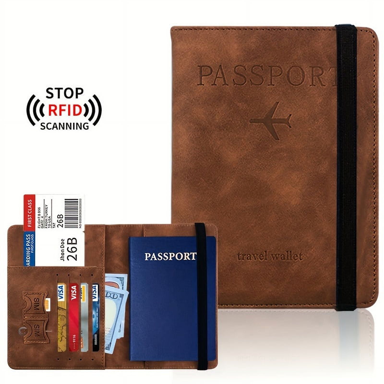 Travel Essential Passport Holder ✈️ - Personalised Leather Products &  Accessories