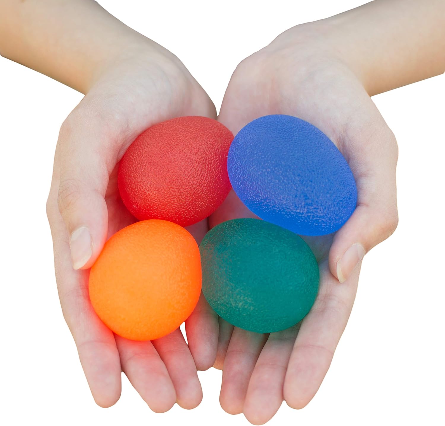 Aoleytech 4Pack Hand Exercise Balls Physical & Occupational Therapy