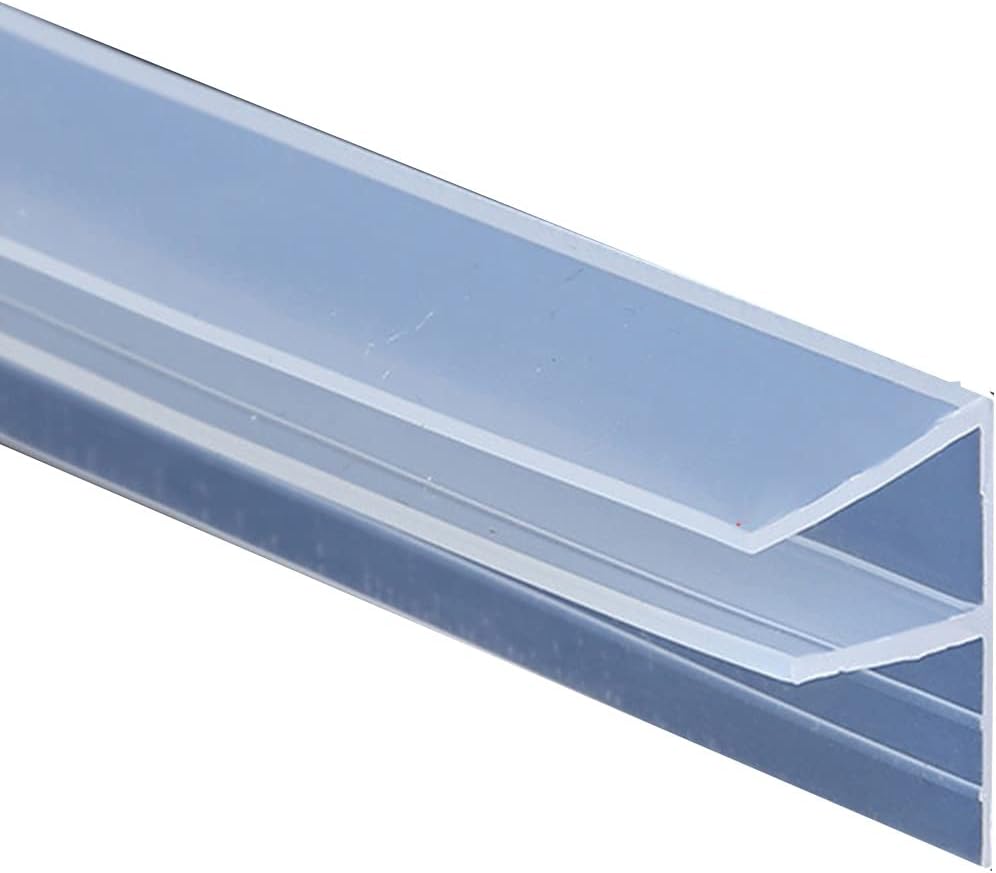 Aoleytech Shower Screen Door Seal Glass Strip Replacement for 612mm