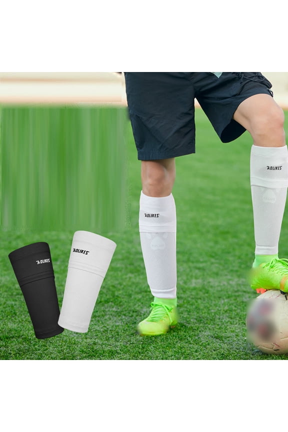 Aolikes Insert-Pocket Leg Warmer Socks (9" - 10.5") - With Detachable Insert Pocket For Easy Storage - For Men Women Sports Running Hiking Daily Wear