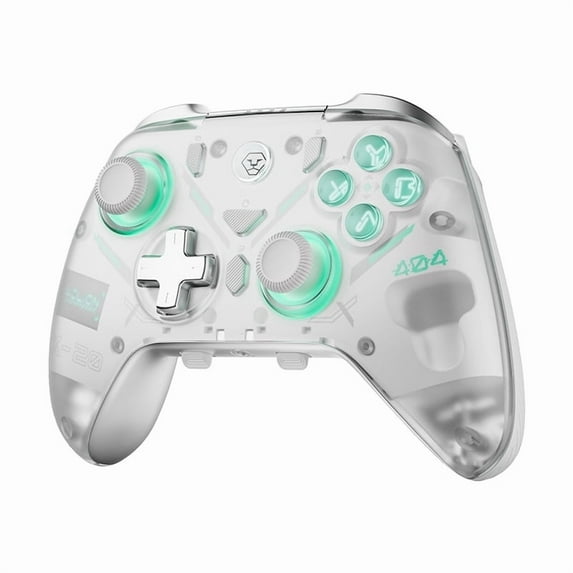 Aolion K20 RGB Wireless Gaming Controller Hall Effect Joystick Trigger For Nintendo Switch 2/PC/Phone With Charging Dock Gamepad