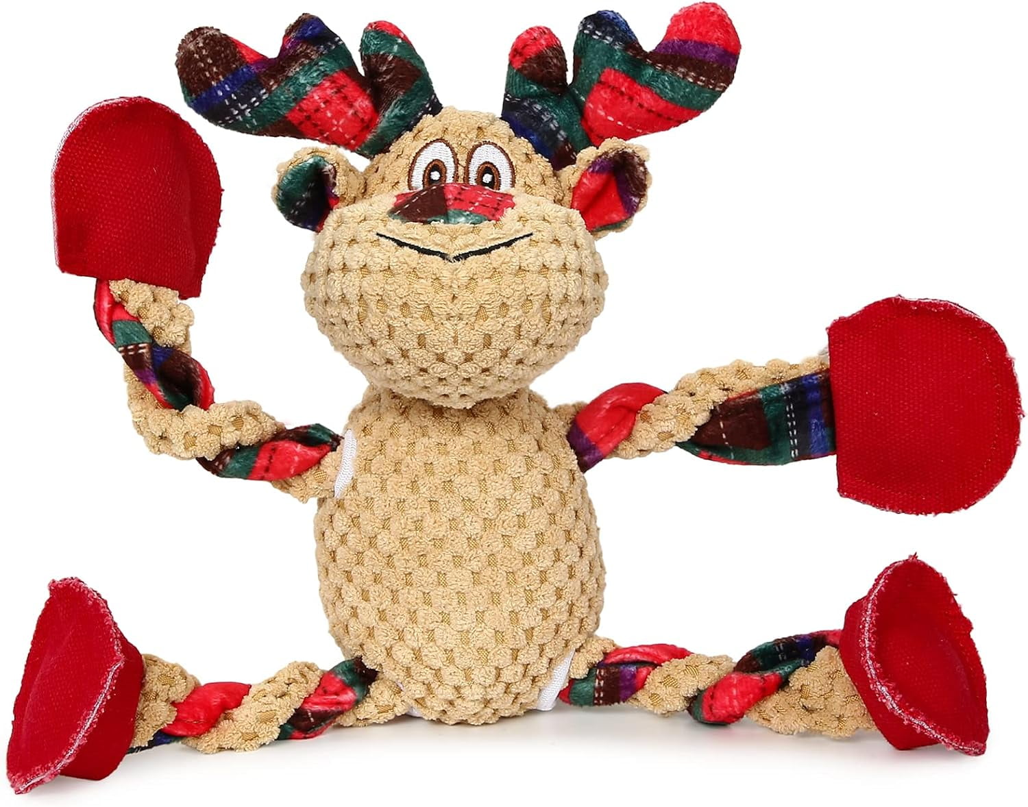 Aollywin Xmas Dog Squeaky Toy, Aggressive Chewers Toy, Durable Stuffed ...