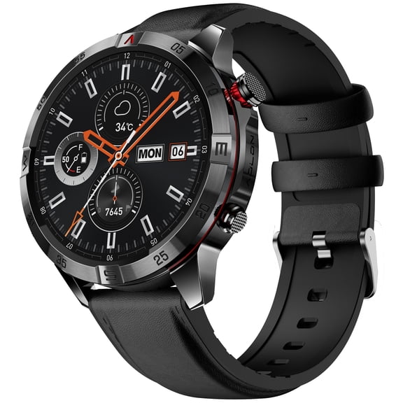 Aolon Sports Smart Watch for Men Women, 1.51" AMOLED Display, IP68 Waterproof,110+ Sports Modes, Various Practical Software, 60 Days Long Battery (Black)