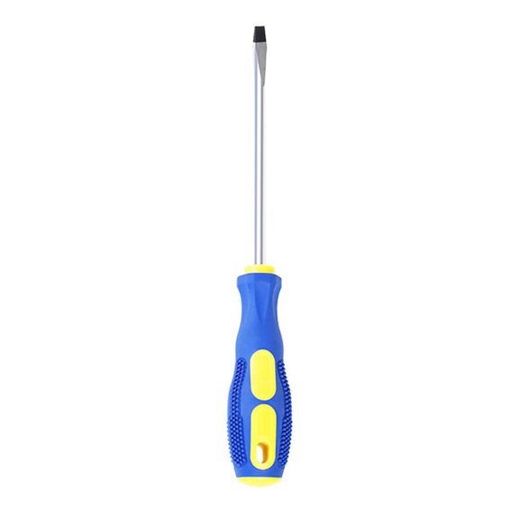 Aolyty 4 Inch Screwdriver, Slotted Head, Non-Slip Massage Handle