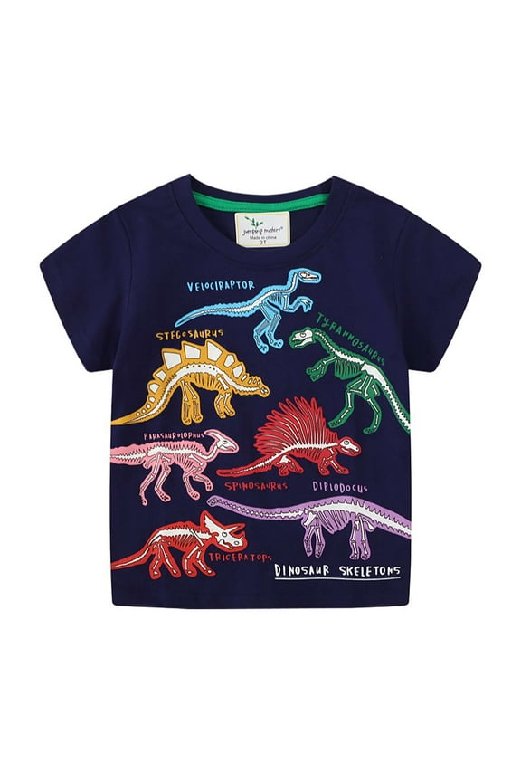 Boys Glow In The Dark T Shirt Dinosaur Top 7T