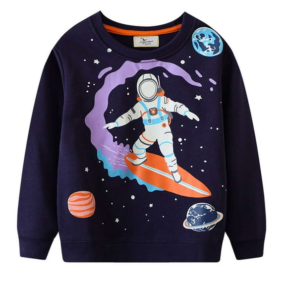 Aolyty Boys Long Top Glow in Dark 6T