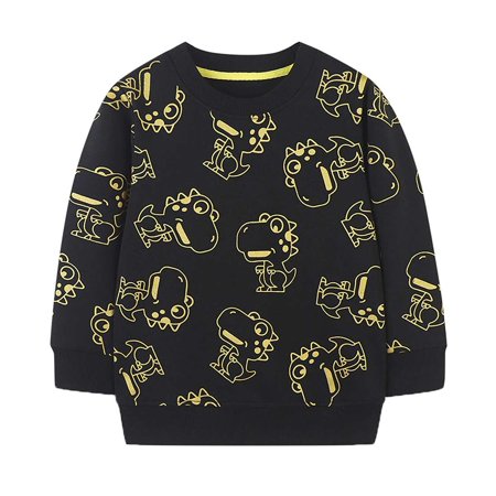 Aolyty Boys Long Top Winter Sweatshirt 6T