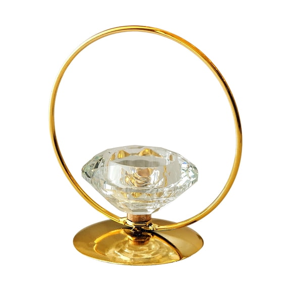 Aolyty Candle Holder, Round Tealight Holder for Short Long Candles