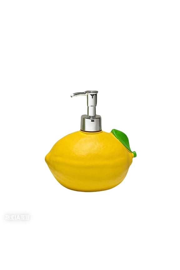 Lemon Shaped Lotion Dispenser Pump Bottle for Kitchen, Bathroom, Travel (1 Pack)