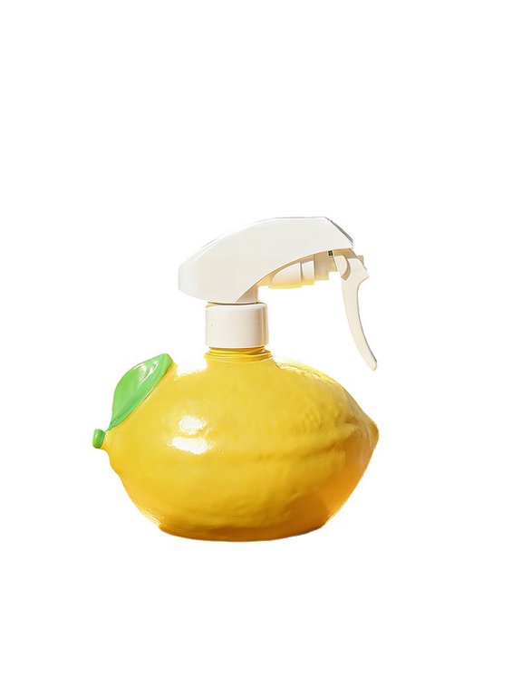 Lemon Shaped Spray Water Bottle, 200ml Fine Mist Mister for Plants, Gardening, Hair Styling Cleaning (1 Pack)