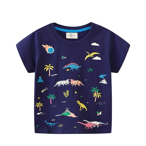 Aolyty Little Boys Volcano Top Short Clothes 4T