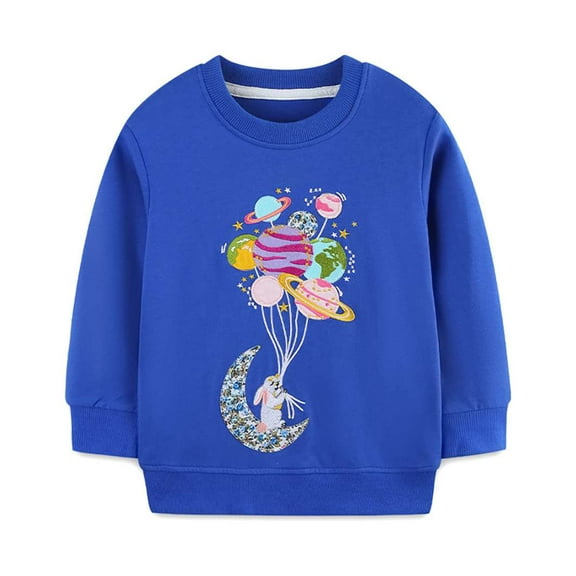 Aolyty Little Girls Cotton Sweatshirt For Autumn 4T