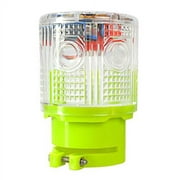 Aolyty Solar Strobe Waterproof LED Emergency Warning Lights Beacons (White)