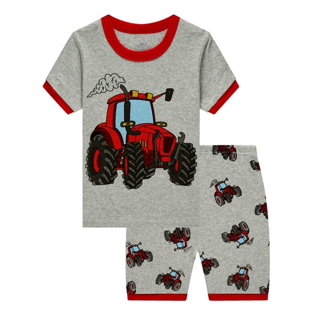Aolyty Toddler Boys Pajamas Sets Tractor Pjs Cotton Pajama 4T - Walmart.com