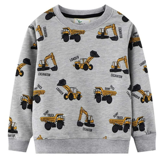Aolyty Toddler Boys T-shirt Long Sleeve Top 2T