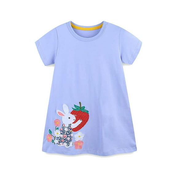 Aolyty Toddler Girls Pullover Summer Dress 3T