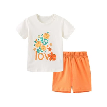 SOLY HUX Toddler Girl's Tie-Dye Heart T-Shirt - Soft Short Sleeve Top, Loose Fit For Summer, Sizes 4Y-7Y