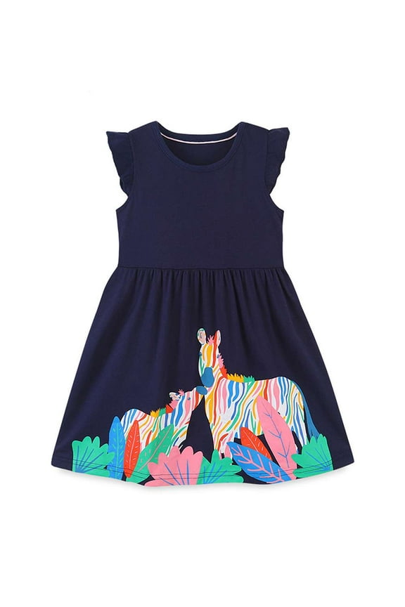 Little Grils Cotton Skirt Sleeveless Top 5T