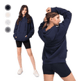 thumbnail image 1 of Aon Apparel's Navy Blue Hoodie For Women - Higher Organic Cotton Navy Hoodie Women - Dark Blue Hoodie Women Sweatshirt - Soft Navy Hoodie - Comfortable Navy Blue Hoodie Women Love (Navy, 2XL), 1 of 9