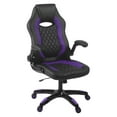 thumbnail image 1 of Aon Archeus Ergonomic Gaming Office Chair – Premium Comfort High-Back PC Gaming Seat w/ Lumbar Support, Armrests & Padded Cushion – Ergonomic Office Chair – Black/Purple, 1 of 8