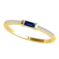 thumbnail image 1 of Aone 0.3 Carat Tanzanite 4x2 ( Bugget ) Gemstone Synthetic and Diamonds Wedding & Engagement Yellow Gold Ring for Women, 1 of 5