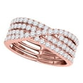 thumbnail image 1 of Aone 0.75 Carat Lab Grown Diamond Wedding & Engagement Rose Gold Ring for Women, 1 of 5