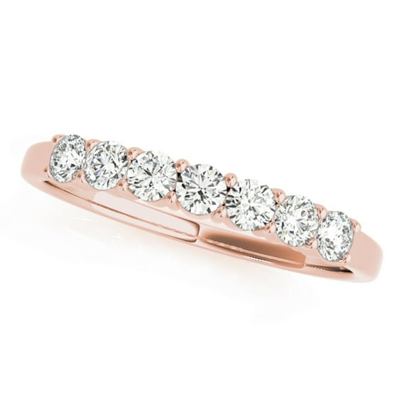 AoneJewelry 1/2 Carat Diamond Engagement Wedding Bands In 14K Solid Rose, White & Yellow Gold