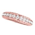 thumbnail image 1 of AoneJewelry 1/2 Carat Diamond Wedding Band Finished With 14K Solid Rose Gold, 1 of 5