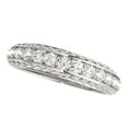 thumbnail image 1 of AoneJewelry 1/2 Carat Diamond Wedding Band Finished With 14K Solid White Gold, 1 of 5
