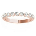 thumbnail image 1 of AoneJewelry 1/2 Carat Diamond Wedding Band In 10K Rose, White & Yellow Gold, 1 of 6