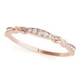 thumbnail image 1 of AoneJewelry 10K Round Diamond Wedding Band In Solid Rose, White & Yellow Gold, 1 of 5