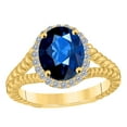 thumbnail image 1 of AoneJewelry 2.00 Carat 10K Rose, Yellow & White Gold Diamond Gemstone Ring, 1 of 4