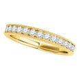 thumbnail image 1 of AoneJewelry 3/8 Carat Diamond Milgrained Wedding Band In 10K Yellow Gold, 1 of 5