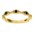 thumbnail image 1 of AoneJewelry Black Diamond Wedding Band In 10K Solid Yellow Gold, 1 of 5