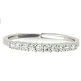 thumbnail image 1 of AoneJewelry Diamond Wedding Band In 10K 1/4 Carat Solid Rose,White & Yellow Gold, 1 of 5