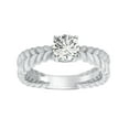 thumbnail image 1 of AoneJewelry IGI Certified AoneJewelry 0.75 Carat Round Shaped Brilliance Cut Diamond Prong Set Engagement Wedding Ring For Women Crafted In 10K Solid RoseYellow & White Gold, 1 of 5