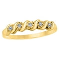 thumbnail image 1 of Aonejewelry 0.05 Ct. Ctw Engagement Wedding Band In 10K Solid Yellow Gold, 1 of 3