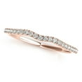 thumbnail image 1 of Aonejewelry 0.10 Ct. Diamond Wedding Band In 14K Solid Rose Gold, 1 of 4