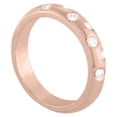 thumbnail image 1 of Aonejewelry 0.14 Carat Round Diamond Wedding Band In 10K Solid Rose Gold, 1 of 1